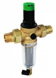 Комбинированный с редуктором фильтр DN15 на ХВС Honeywell FK06-1/2"AA Комбинированный с редуктором фильтр DN15 на ХВС Honeywell FK06-1/2"AA